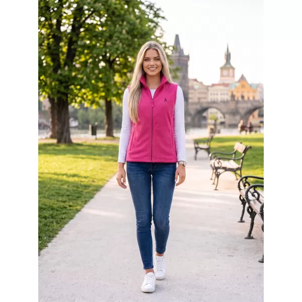  Dámska fleecová vesta ALTISPORT ALW002518 FUCHSIOVÁ 