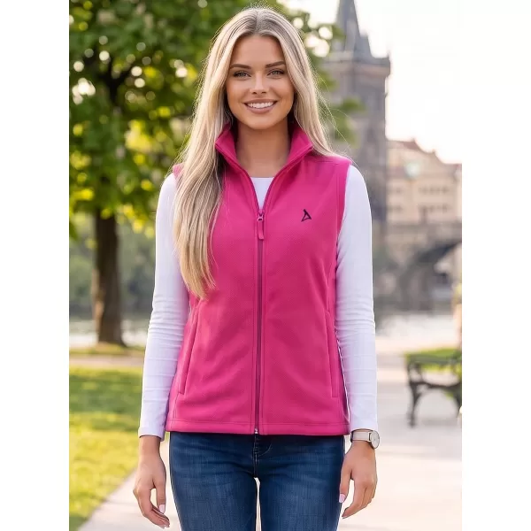  Dámska fleecová vesta ALTISPORT ALW002518 FUCHSIOVÁ 