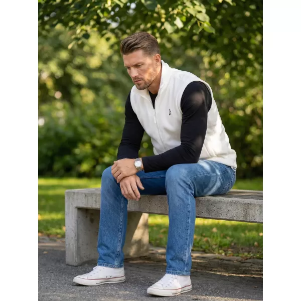  Pánska fleecová vesta ALTISPORT ALM002518 BIELA 