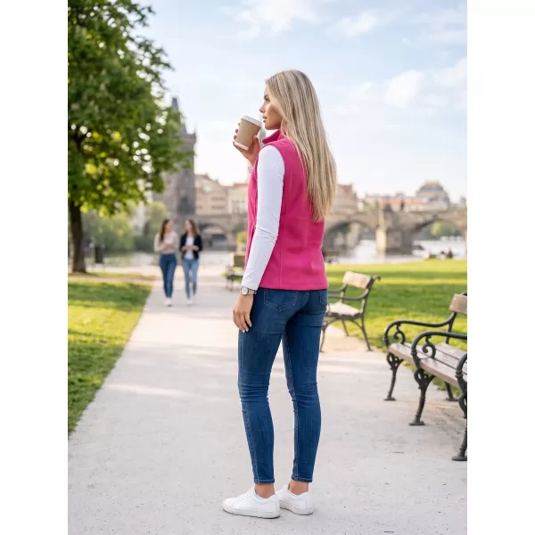  Dámska fleecová vesta ALTISPORT ALW002518 FUCHSIOVÁ 