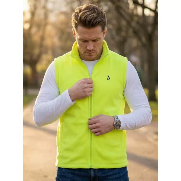  Pánska fleecová vesta ALTISPORT ALM002518 LIMETKOVÁ 