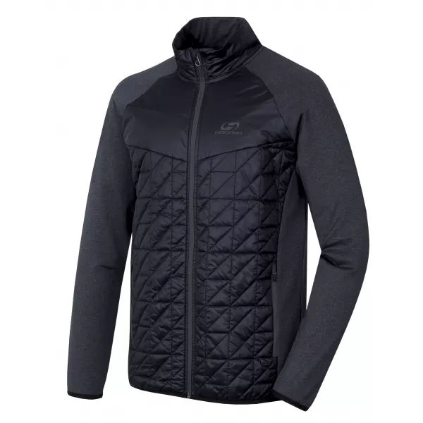  Pánska mikina HANNAH ENRYX DARK GRAY MEL/ANTHRACITE 