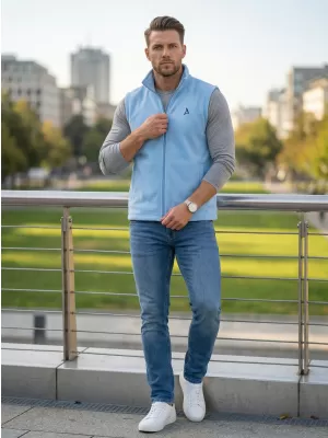 Pánska fleecová vesta ALTISPORT ALM002518 AZÚROVÁ