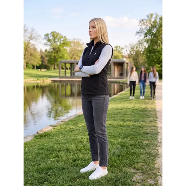  Dámska fleecová vesta ALTISPORT ALW002518 černostříbrná 