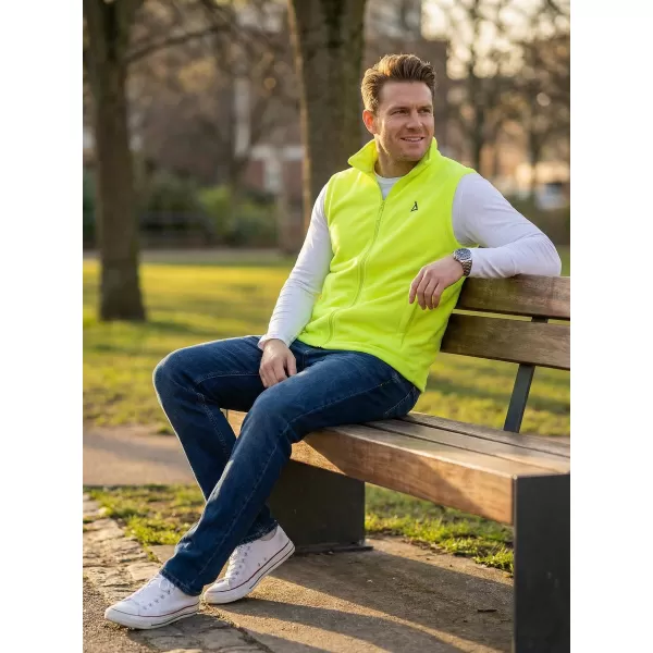  Pánska fleecová vesta ALTISPORT ALM002518 LIMETKOVÁ 