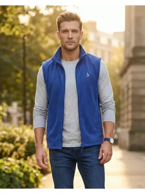 Pánska fleecová vesta ALTISPORT ALM002518 KRÁĽOVSKÁ MODRÁ