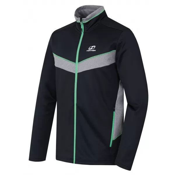  Pánska mikina HANNAH TREYVON ANTHRACITE (GREEN) 