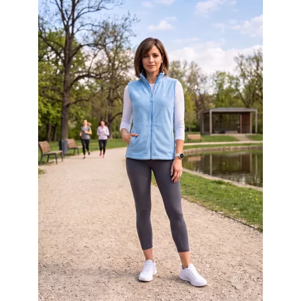  Dámska fleecová vesta ALTISPORT ALW002518 AZÚROVÁ 