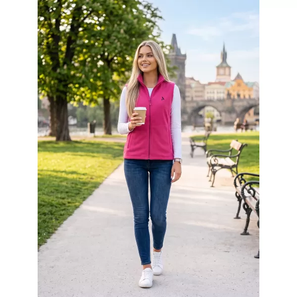  Dámska fleecová vesta ALTISPORT ALW002518 FUCHSIOVÁ 