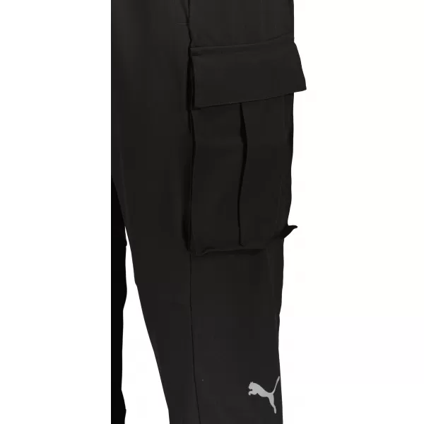  Pánske tepláky PUMA RUN WOVEN CARGO PANT M 520864-01 PUMA BLACK 