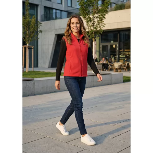 Dámska fleecová vesta ALTISPORT ALW056518 ČERVENÁ 