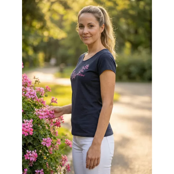  Dámske tričko ALTISPORT ALW128122 NÁMORNÍCKA MODRÁ 