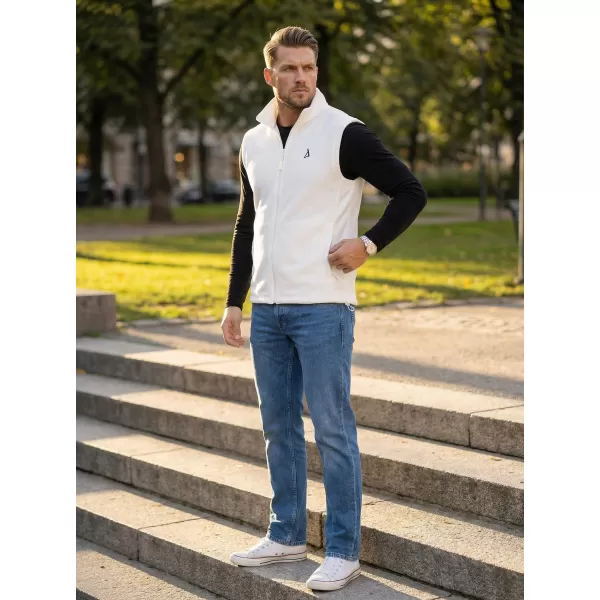  Pánska fleecová vesta ALTISPORT ALM002518 BIELA 