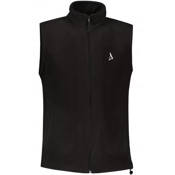  Pánska fleecová vesta ALTISPORT ALM002518 ČIERNOBIELA 