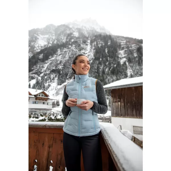  Dámska zimná vesta NORDBLANC PLAINNESS NBWJL7536 modrá 