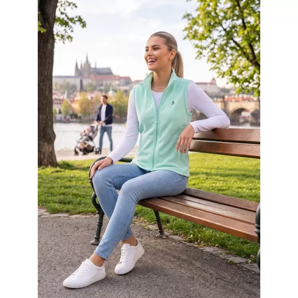  Dámska fleecová vesta ALTISPORT ALW002518 MÄTOVÁ 