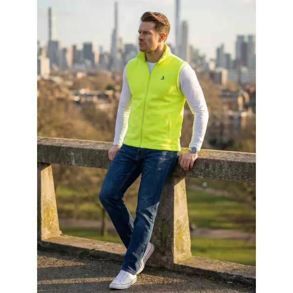 Pánska fleecová vesta ALTISPORT ALM002518 LIMETKOVÁ 