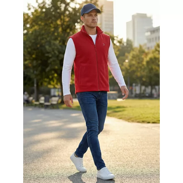  Pánska fleecová vesta ALTISPORT ALM002518 VÍNOVÁ 