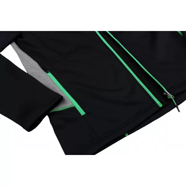  Pánska mikina HANNAH TREYVON ANTHRACITE (GREEN) 