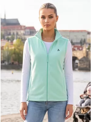 Dámska fleecová vesta ALTISPORT ALW002518 MÄTOVÁ