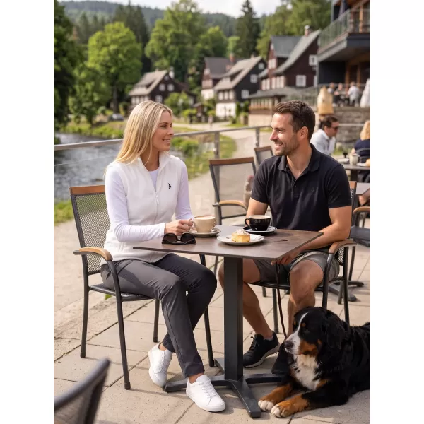  Dámska fleecová vesta ALTISPORT ALW002518 BIELA 