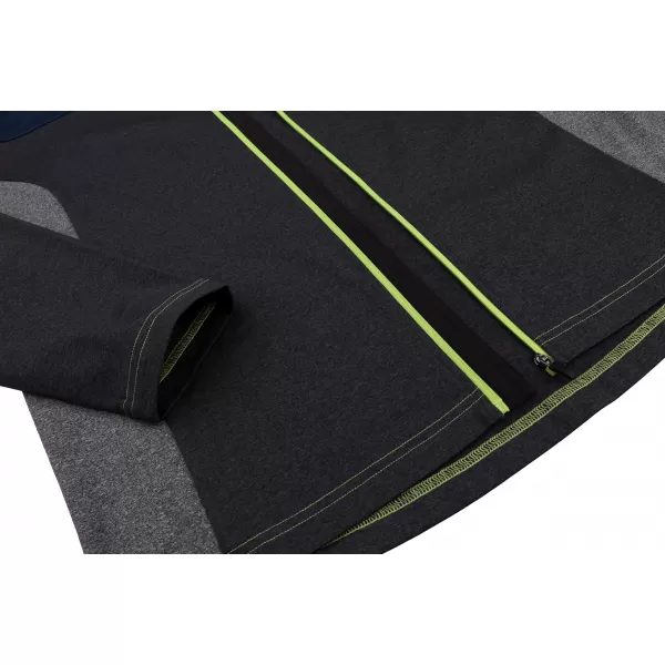  Pánska mikina HANNAH CHARDON DARK GRAY MEL/LIGHT GRAY MEL 