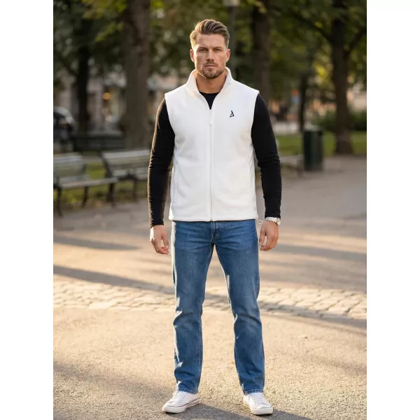  Pánska fleecová vesta ALTISPORT ALM002518 BIELA 