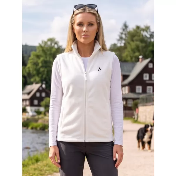  Dámska fleecová vesta ALTISPORT ALW002518 BIELA 