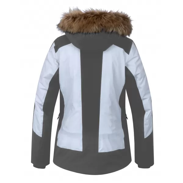  Dámska lyžiarska bunda HANNAH CANNA BRIGHT WHITE/FROST GRAY 