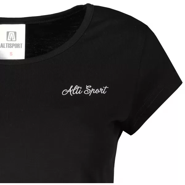  Dámské triko ALTISPORT CARRYOVER ALW134122 ČERNOZLATÁ 