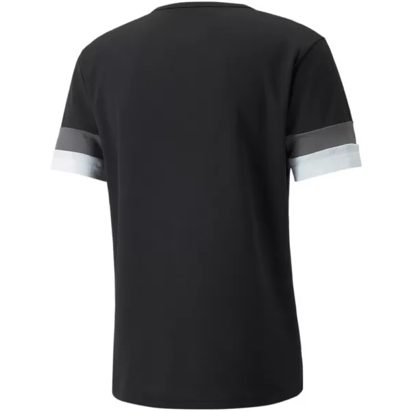 Pánske funkčné tričko PUMA TEAMRISE JERSEY 704932-03 PUMA BLACK/SMOKED PEARL/PUMA WHITE 