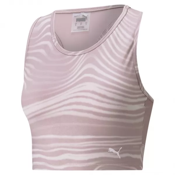  Dámsky top PUMA STUDIO AOP CROP TANK 521561-18 QUAIL 