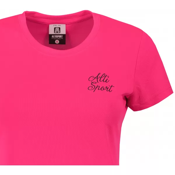  Dámske funkčné tričko ALTISPORT ALW056140 NEON PINK 