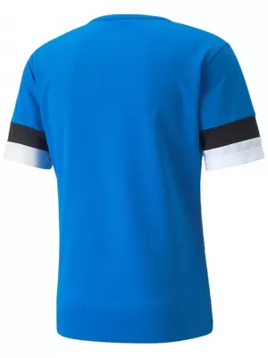 Pánske funkčné tričko PUMA TEAMRISE JERSEY 704932-02 ELECTRIC BLUE LEMONADE/PUMA BLACK/PUMA WHITE