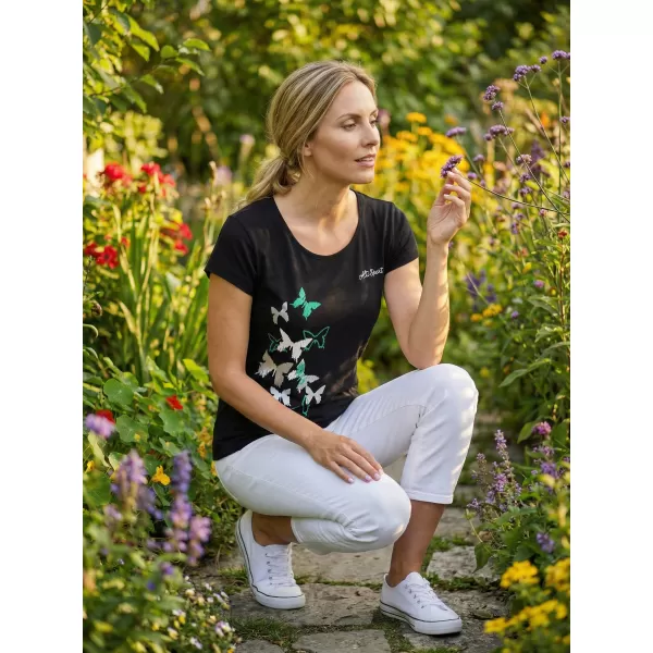  Dámské triko ALTISPORT CARRYOVER ALW134122 ČERNOMODRÁ 