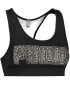 Dámska športová podprsenka PUMA MID IMPACT 4KEEPS BRA 520304-99 PUMA BLACK/METALLIC