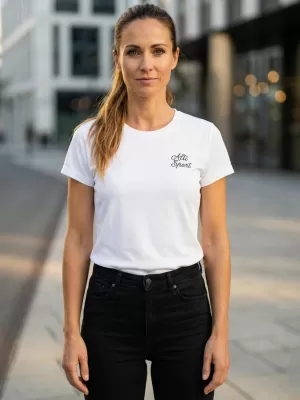 Dámske funkčné tričko ALTISPORT ALW056140 BIELA