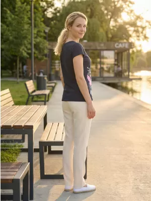 Dámské triko ALTISPORT CARRYOVER ALW137122 NÁMOŘNÍ MODRÁ