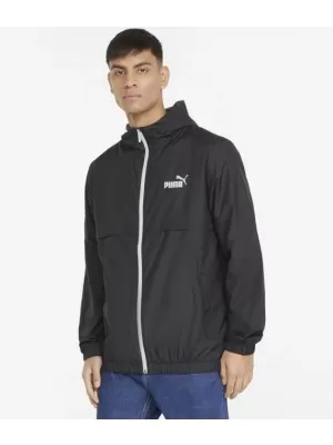 Pánska bunda PUMA ESS SOLID WINDBREAKER 847484-01 BLACK