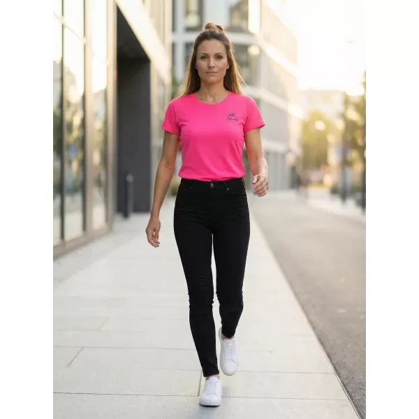  Dámske funkčné tričko ALTISPORT ALW056140 NEON PINK 