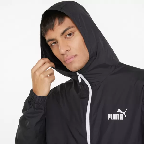  Pánska bunda PUMA ESS SOLID WINDBREAKER 847484-01 BLACK 