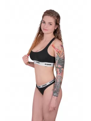 Dámske nohavičky ALTISPORT BERA LUNX083 čierna/biela
