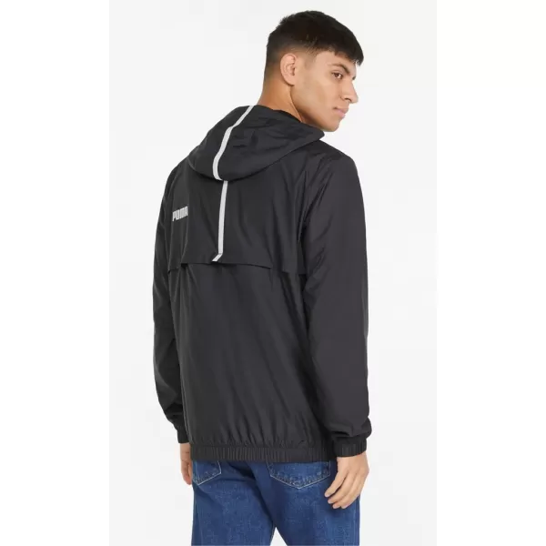  Pánska bunda PUMA ESS SOLID WINDBREAKER 847484-01 BLACK 