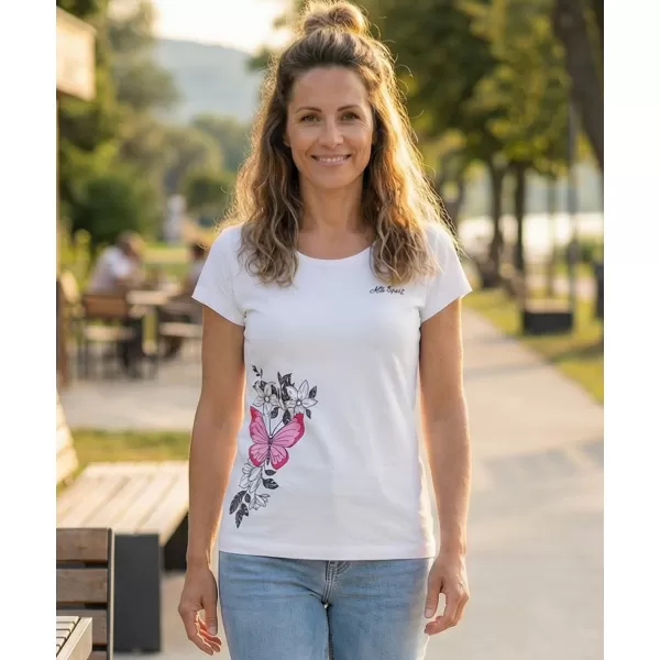 Dámské triko ALTISPORT CARRYOVER ALW137122 BÍLÁ 