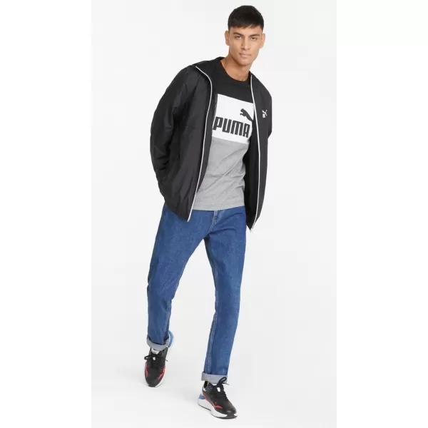  Pánska bunda PUMA ESS SOLID WINDBREAKER 847484-01 BLACK 