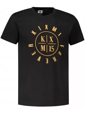 Pánske tričko KIXMI KXM004129 ČIERNOZLATÁ