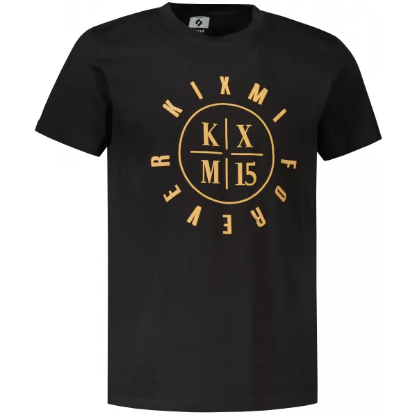  Pánske tričko KIXMI KXM004129 ČIERNOZLATÁ 
