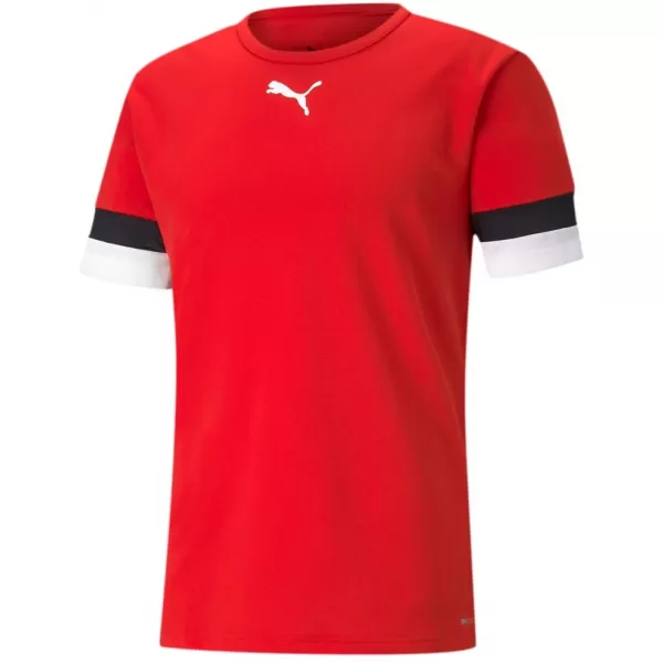  Pánske funkčné tričko PUMA TEAMRISE JERSEY 704932-01 PUMA RED/PUMA BLACK/PUMA WHITE 
