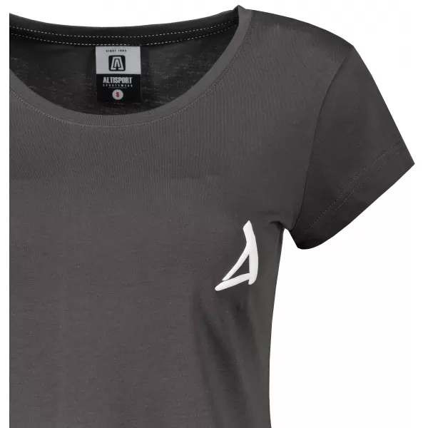  Dámske premium tričko ALTISPORT ALW145154 LIGHT ANTHRACITE 