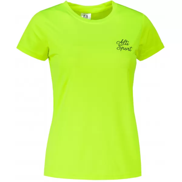  Dámske funkčné tričko ALTISPORT ALW056140 NEON YELLOW 